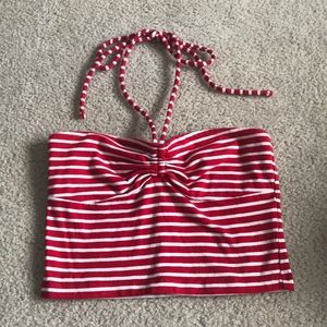 Cropped tube top/halter top